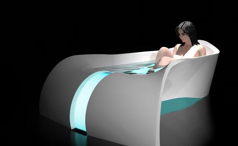 Luxurious Relaxing Calla Bathtub