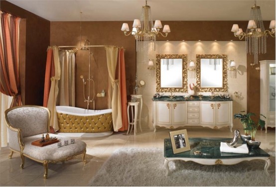 Luxury Classic Bathroom Furniture Lineatre 