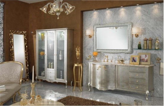 Luxury Classic Bathroom Furniture Lineatre 