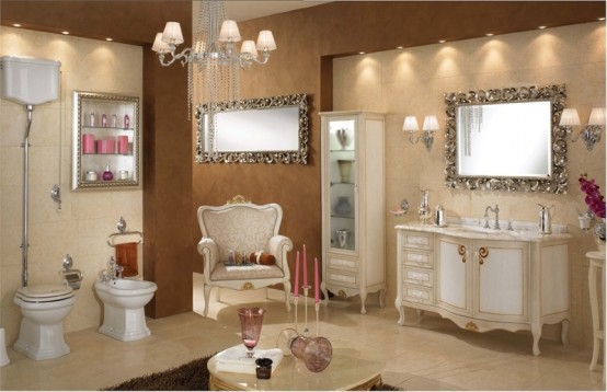 Luxury Classic Bathroom Furniture Lineatre 