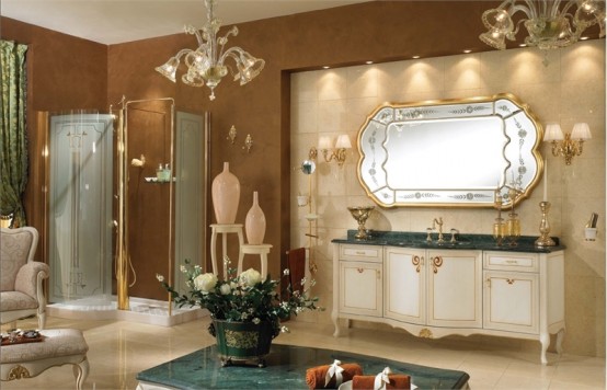 Luxury Classic Bathroom Furniture Lineatre 