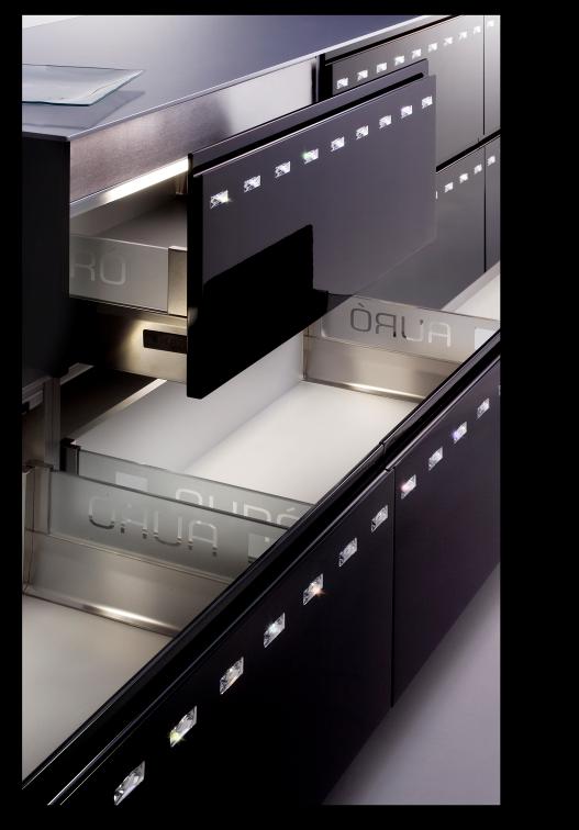 Luxury Kitchen Decorated By Swarovski Crystals