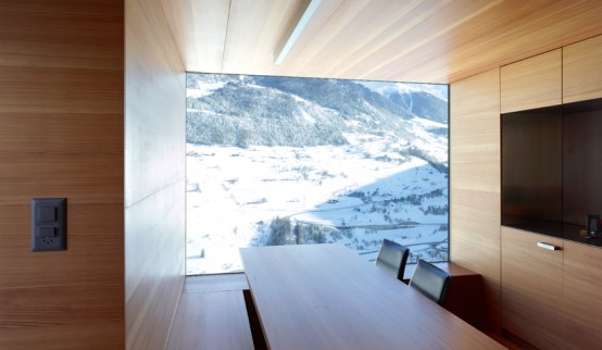 Maison Boisset With Larch Panels Interior