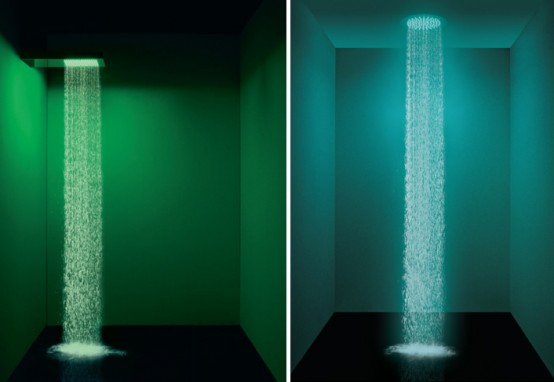 Shower Heads with LED Lights – Cromoterapia from Mamoli