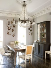 Masculine And Neutral Dining Room Design