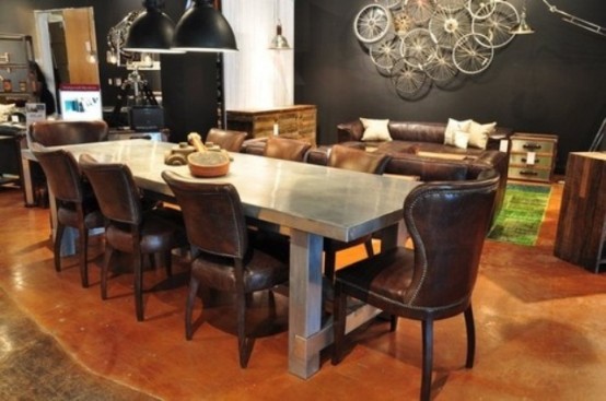 Masculine Dining Room Designs