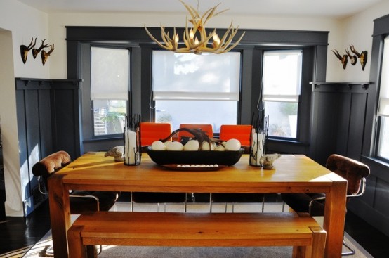 Masculine Dining Room Designs