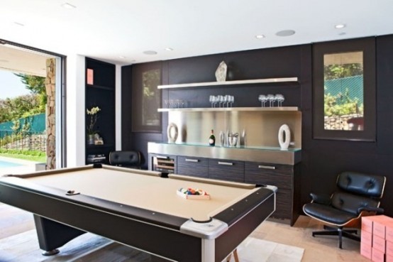 Masculine Game Room Designs