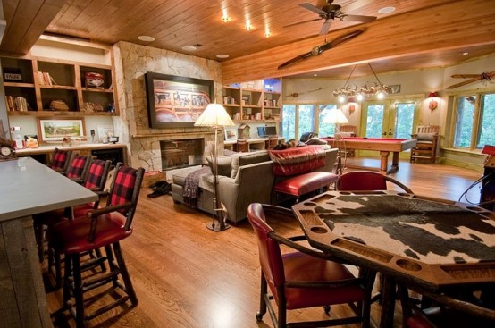 Masculine Game Room Designs