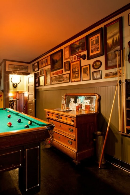 Masculine Game Room Designs