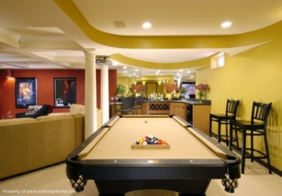 Masculine Game Room Designs