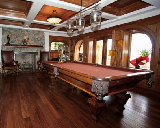 Masculine Game Room Designs