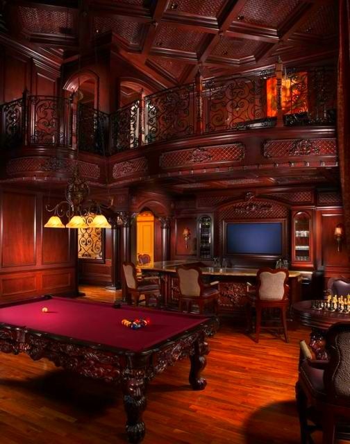 Masculine Game Room Designs