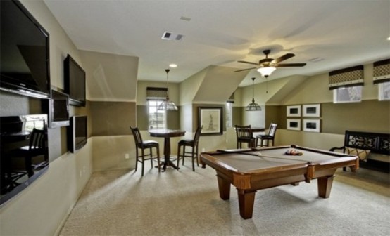Masculine Game Room Designs