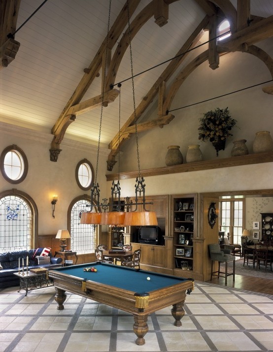 Masculine Game Room Designs