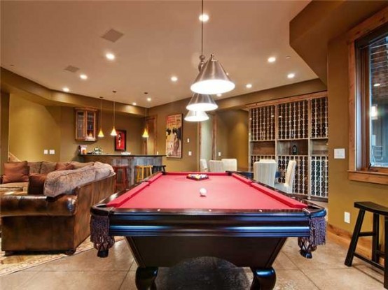 Masculine Game Room Designs