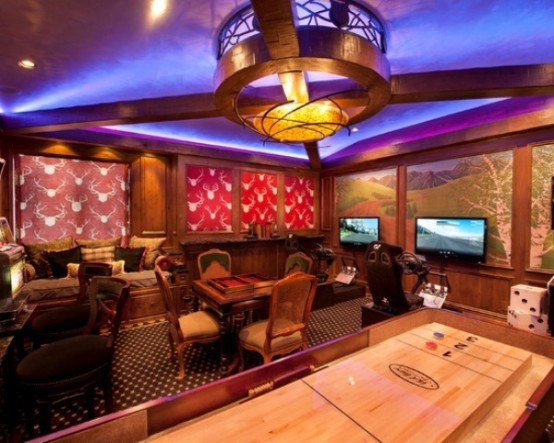 Masculine Game Room Designs