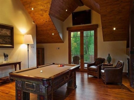 Masculine Game Room Designs