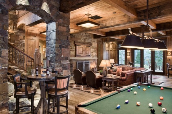 Masculine Game Room Designs