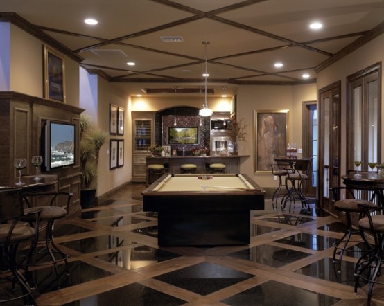 Masculine Game Room Designs