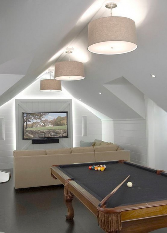 Masculine Game Room Designs