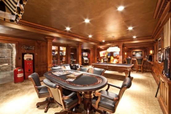 Masculine Game Room Designs