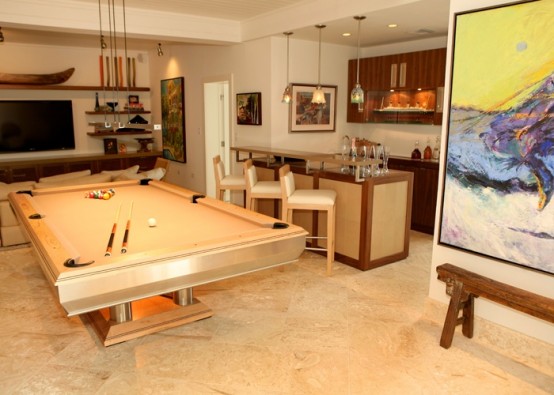 Masculine Game Room Designs