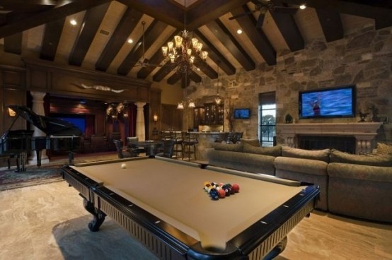 Masculine Game Room Designs