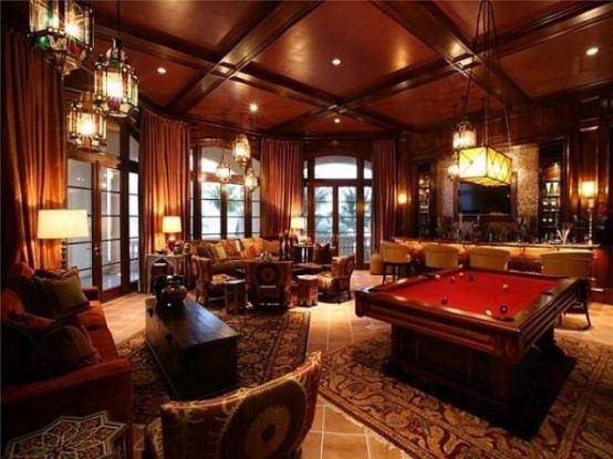 Masculine Game Room Designs