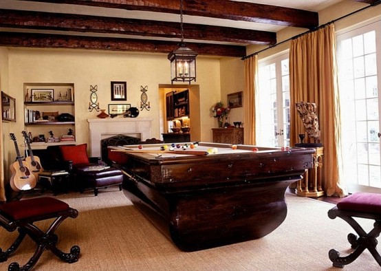 Masculine Game Room Designs