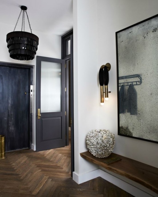 Masculine Loft With Industrial Touches And Dark Shades