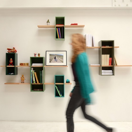 Max Shelves A Reinterpretation Of A Mid Century Bookcase
