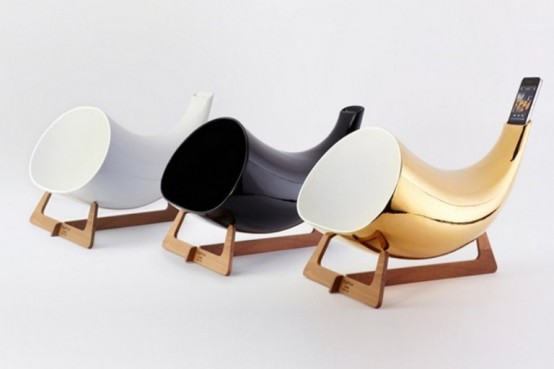 Cool Looking Megaphone iPhone Dock