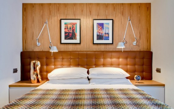 Mid Century London Apartment With Creamy Oak Interiors