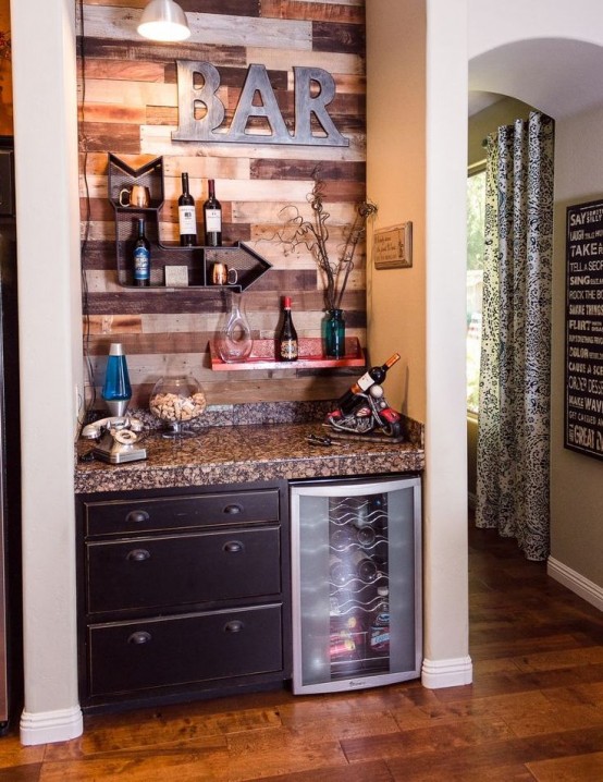 68 Home Mini Bar Designs You Should Try - DigsDigs