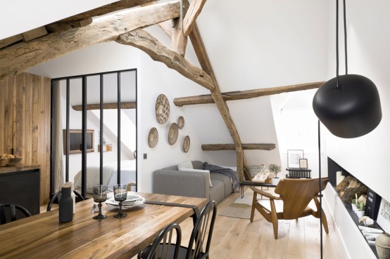 Minimalist 18th Century Apartment With A Scandinavian Feel