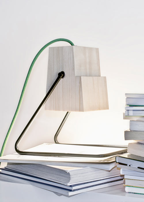 Minimalist 360 Table Lamp Of Natural Wood