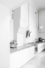 Minimalist And Airy White Loft From A Forge