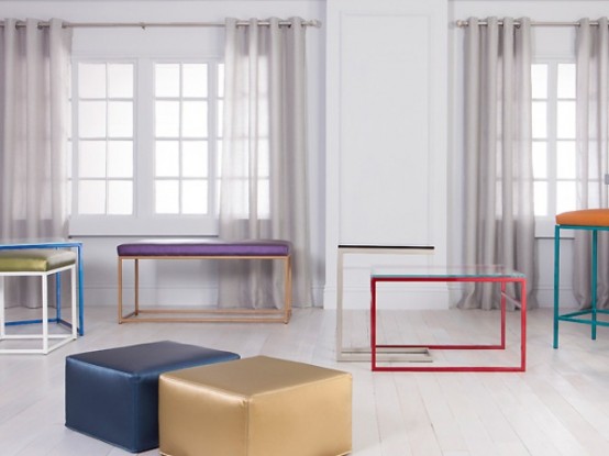 Minimalist And Colorful Cromatti Furniture Collection