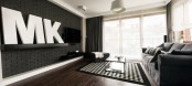 Minimalist Apartment In Dark Colors And Shades
