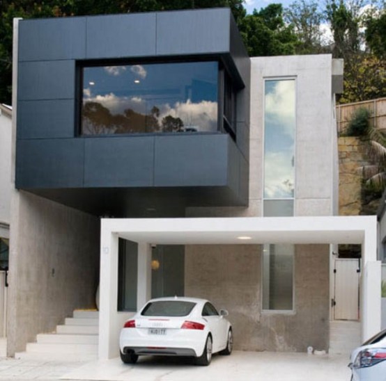 Minimalist Beige And White House
