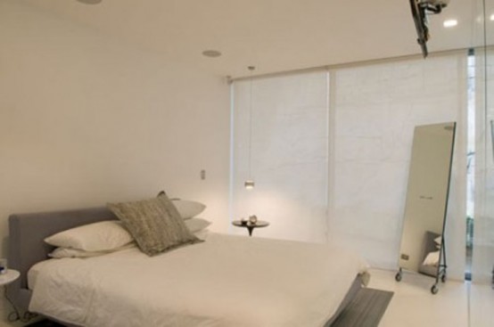 Minimalist Beige And White House