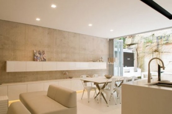 Minimalist Beige And White House