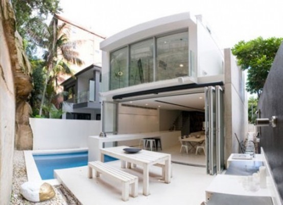 Minimalist Beige And White House