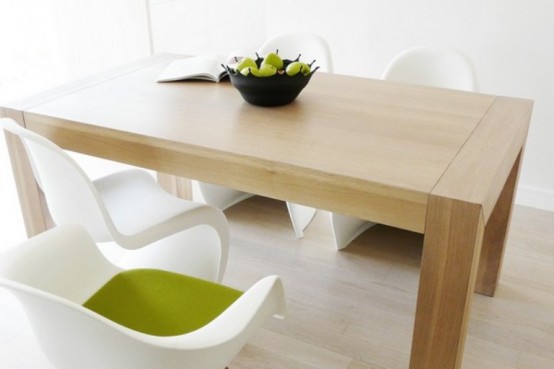 Minimalist Black And White House With Oak Floors And Furniture