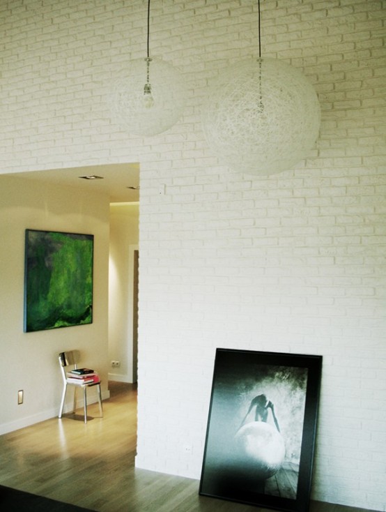 Minimalist Black And White House With Oak Floors And Furniture