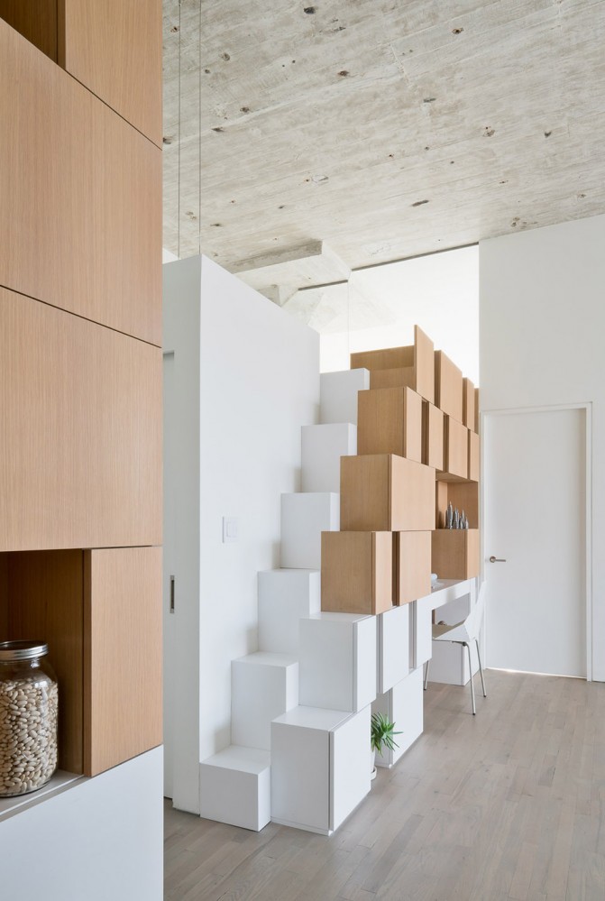 Minimalist Brooklyn Loft With Asymmetrical Design