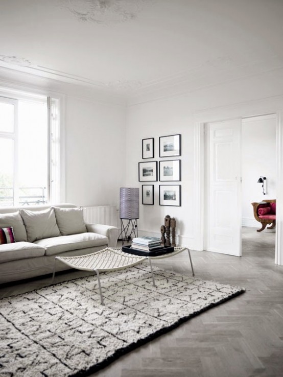 Minimalist Copenhagen Apartment For A Large Family