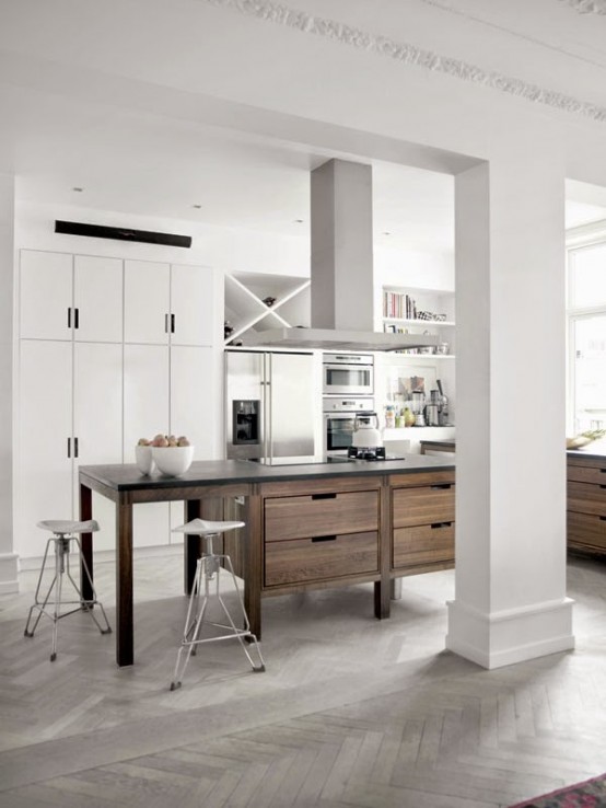 Minimalist Copenhagen Apartment For A Large Family