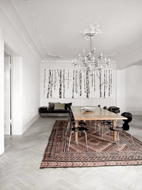 Minimalist Copenhagen Apartment For A Large Family